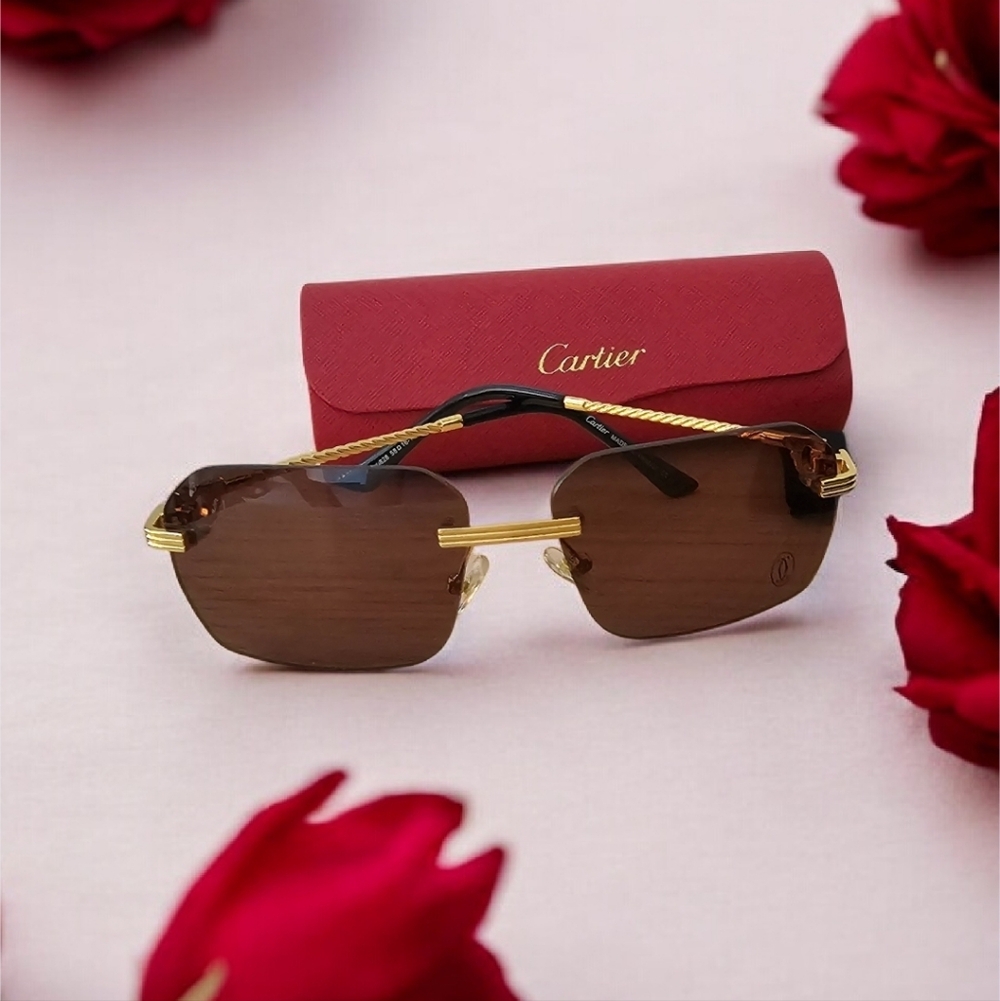 Cartier Classic C DE Cartier Motif Sunglasses